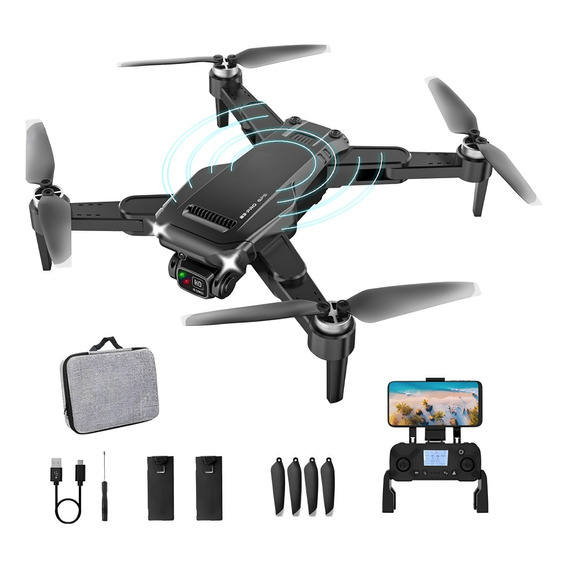 Mini Drone Pro Con Cámara 4k Gps 5ghz 2 Baterías