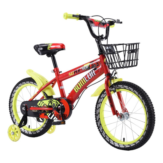 Bicicleta Para Niños Aeiou Portabotella Y Canastilla R20