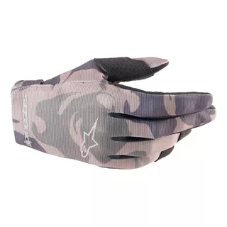 Luva Alpinestars Radar 24 Camo Cor Cinza Tamanho Gg