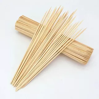 Brochetas / Palillos / Pincho De Madera 15cm (100 Unidades)