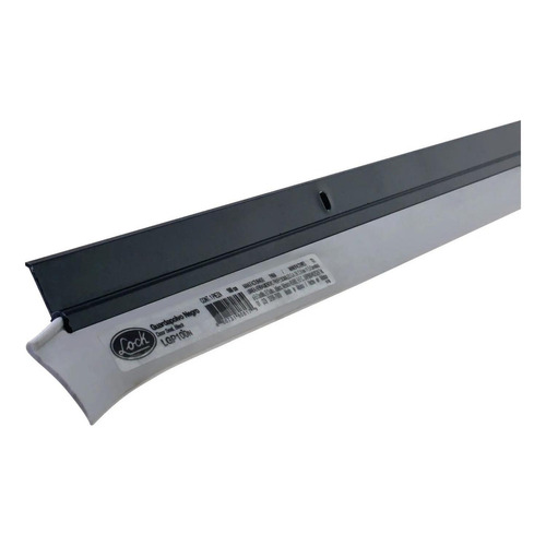 Guardapolvo Aluminio Color Negro 100cm Lock Modelo Lgp100n