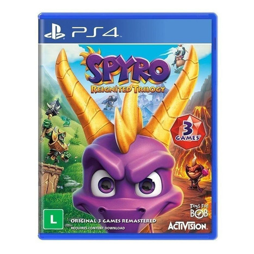 Spyro Reignited Trilogy Standard Edition Activision PS4  Físico