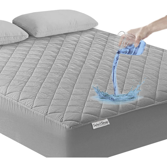 Cubre Colchón Ultrasónico Protector Impermeable King Cama