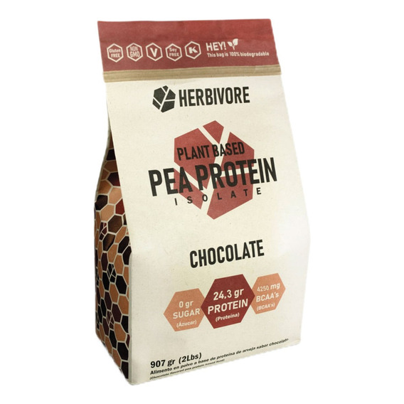 Proteina Herbivore Arveja Chocolate X 907g