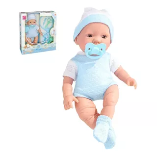 Boneca Bebezinho Real Primeiros Cuidados Menino 5682 - Roma