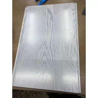 Paquete 10 Tablas De 4 Machimbre Color Pvc Blanco 250x8mm 