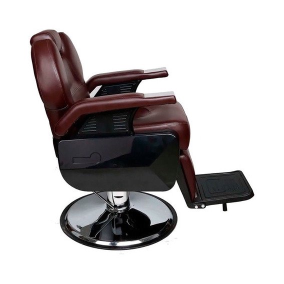 Sillon Barbero Hidráulico Silla Barberia Peluqueria Estetica Color Cafe