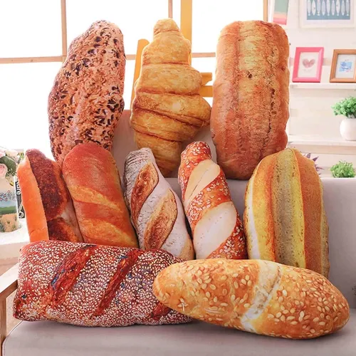 Cojines en forma de pan sale