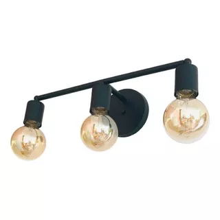 Aplique Pared Industrial 3 Luces Baño  Cod A027