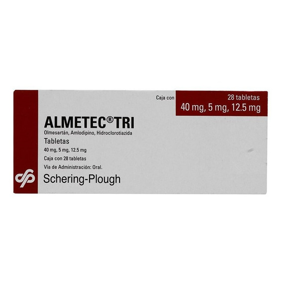 Almetec Tri 28 Tabletas 40/5/12.5mg