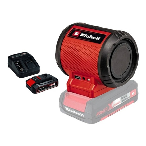 Parlante Inalambrico Cargador Usb Einhell Te Sr 18 Li Bt