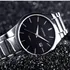 Relojes de cuarzo Curren Classic para hombre, color plata y negro