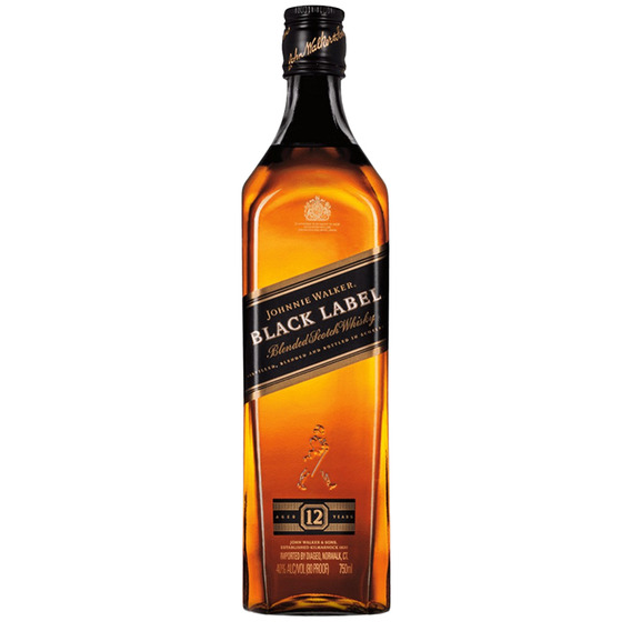 Johnny Walker Black Label Whisky 750 Ml