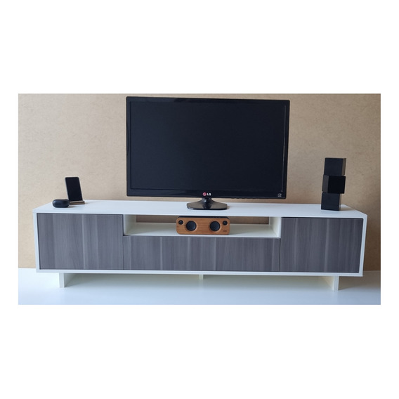 Mueble De Tv Modular Modelo Vacancy-ii Calidad Melamina