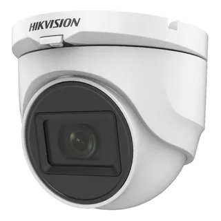 Cámara De Seguridad Hikvision Domo Exterior Analógica 2mp Metal