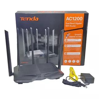 Router Ac1200 Wifi Tenda Fibra 5 Antenas