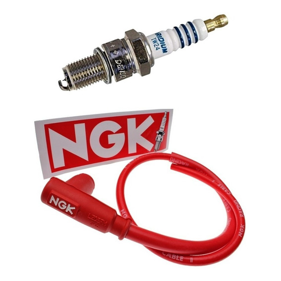 Ngk Cable Alta + Bujia Iridium Yamaha Dt 125 / 175