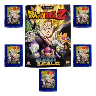 1 Album +100 Sobres Figuritas Dragon Ball Z Grandes Batallas