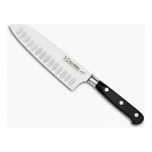 Cuchillo 3 Claveles Forge Santoku  17 Cm  (1565) Color Acero