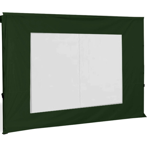 Pared Lateral Gazebo Kushiro Con Ventana 3 X 1.96 Mts 420d Color Verde