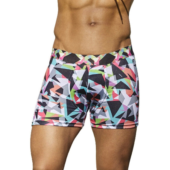 Pack 3 Boxer Xy Algodón Lycra Estampado Elastico Exterior