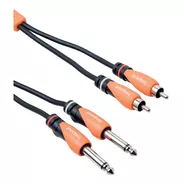 Cable Bespeco Italia 2 Plug 6,5 A 2 Rca Macho 1.80m Blister