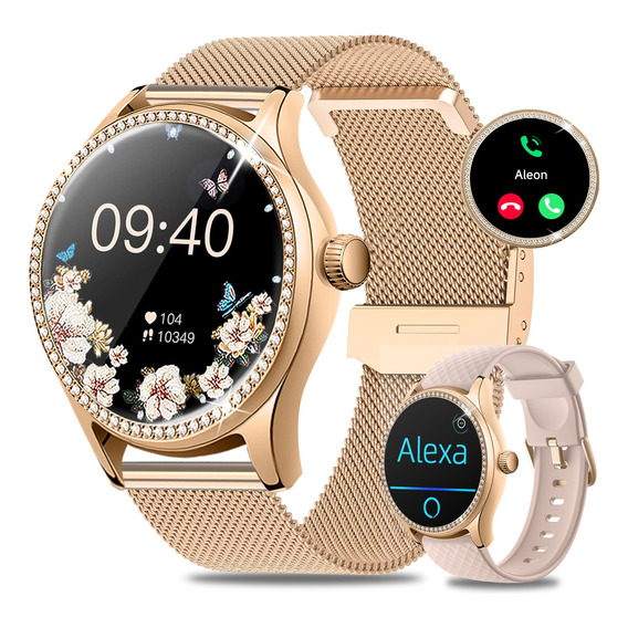Smartwatch 1.38'' Reloj Inteligente Bluetooth Llamadas Alexa