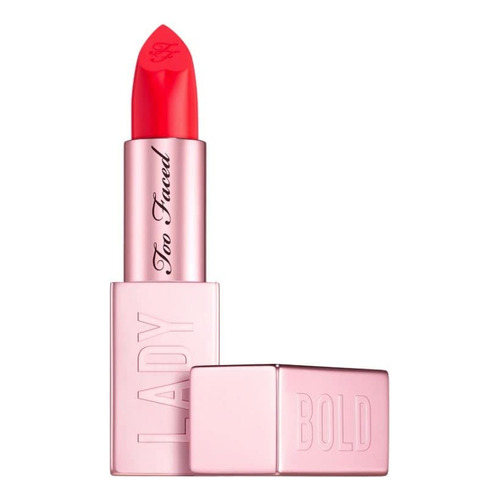 Labial Too Faced Lady Bold Power Pigment Lipstick Acabado Cremoso Color You Do You