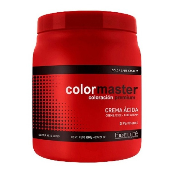 Fidelité- Colormaster- Crema Extra Ácida Ph3,5 1000g.