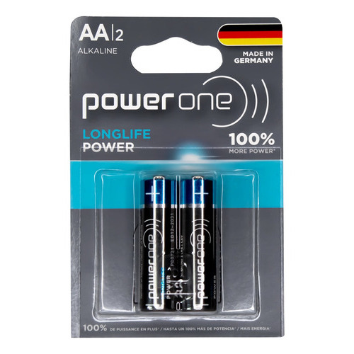 Po-4906 - Pila Power One Aa Alcalina Bl X 2