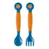 Cuchara Y Tenedor Flexible Multikids Bb1140 Naranja
