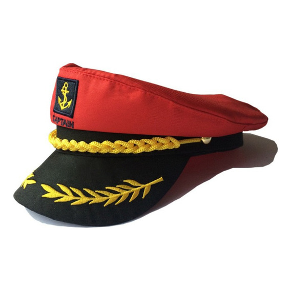 1 Sombrero Ajustable Capitan Marinero Gorro Gorra Yate Laure