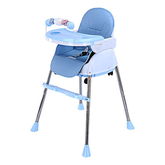 Silla De Bebé Para Comer 3 En 1 Azul