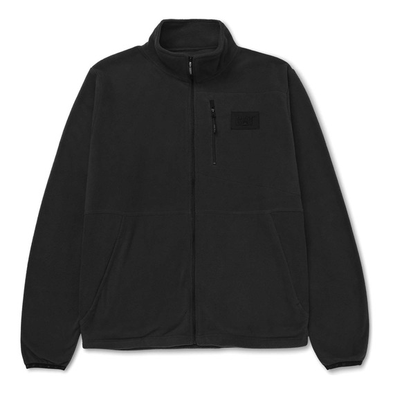 Polar Caterpillar Microfleece Zip Jack Pitch Black Hombre