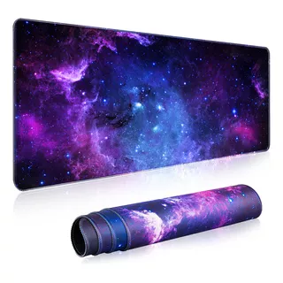 Free Wolf Mouse Pad Gaming Alfombrilla Ratón Galaxia Gamer Extended Alfombrilla Para Mouse Base De Goma Antideslizante, Mouse Mat Para Computadoras, Pc Y Laptops  80 * 30cm-cielo Estrellado