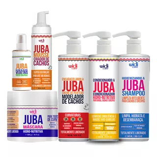 Kit Widi Care Juba Shampoo, Cond, Encaracolando Blend Mousse