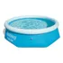 Pileta inflable redonda Bestway Fast Set 57265 de 2.44m x 66cm 2301L azul caja