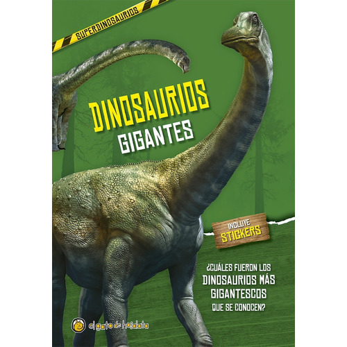 Libro Infantil Dinosaurios Gigantes Con Stickers