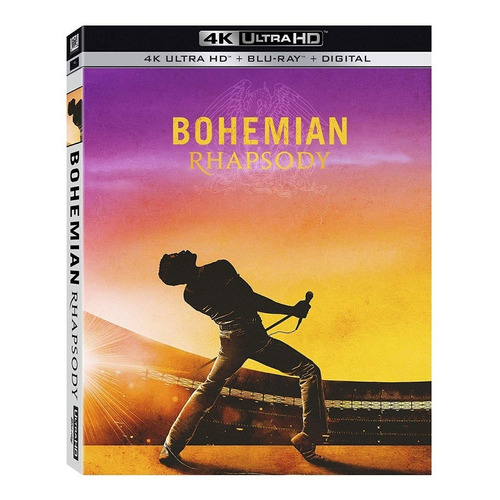 Bohemian Rhapsody 4k Ultra Hd + Blu-ray Orig Nuevo Importado