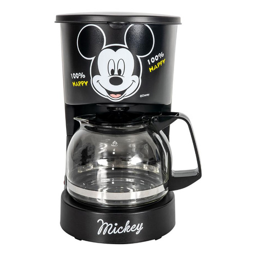Cafetera Kalley 4 Tazas Mickey Mouse K-dmcm4n Negro 110V