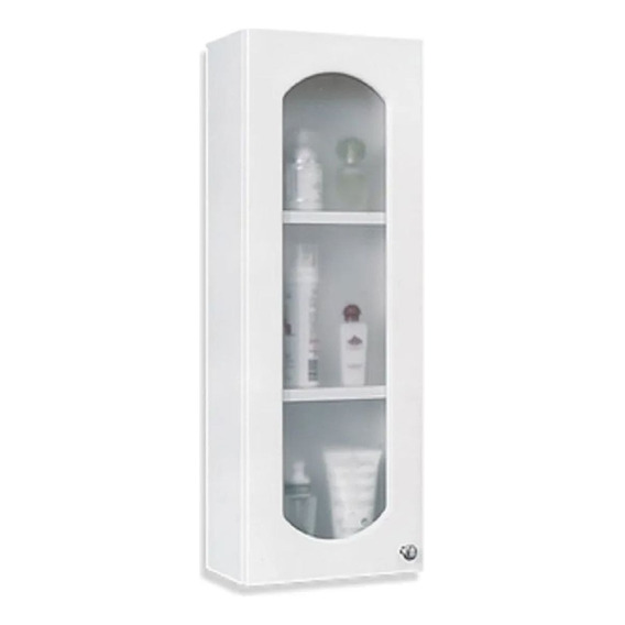 Alacena Baño Amube Paris 8832 25 Cm 1 Puerta Vidrio