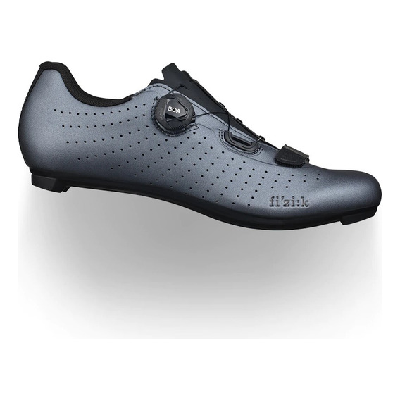 Zapatilla Ciclismo Ruta Fizik R5 Gris Metalico