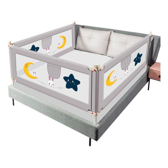 Baranda De Cama Seguridad Para Bebe Plegable 150-180cm