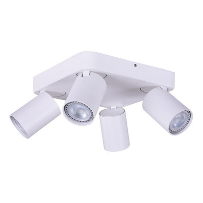 Plafon Spot 4 Luces Katharo Movil Apto Led Deco Moderno Lk