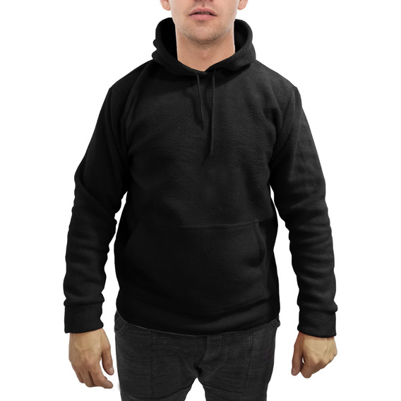 Buzo Canguro Hoodie Polar Unisex Capucha Bolsillos Alpina