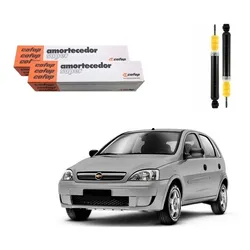  Par Amortecedor Traseiro Corsa Novo 1.0 2003 A 2012