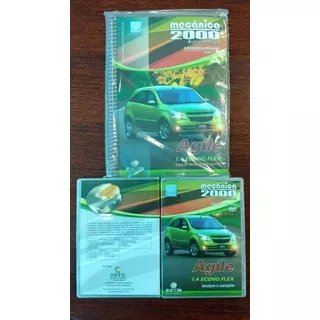 Kit Manual Técnico + Dvds Mecânica 2000 Chevrolet Agile 1.4 