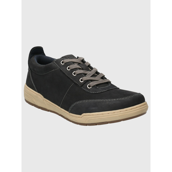 Zapatilla Cuero Hombre Draper Gris Hush Puppies