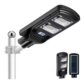 Lampara Led Solar 100w Luminaria Suburbana Alumbrado Publico