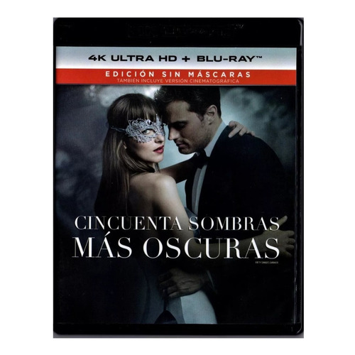 Cincuenta Sombras Mas Oscuras Pelicula 4k Ultra Hd + Blu-ray